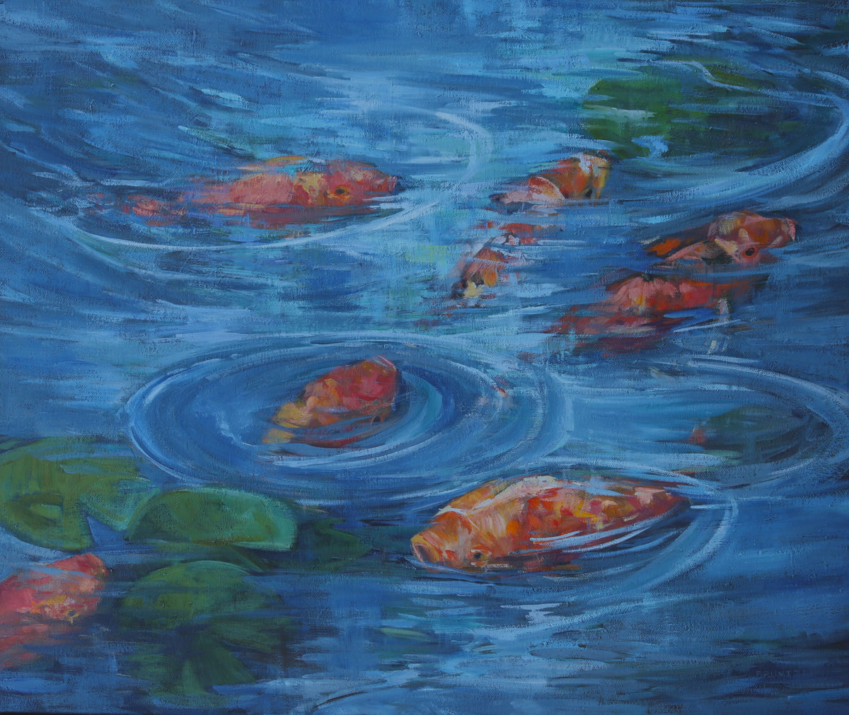 Koi Pond Summer