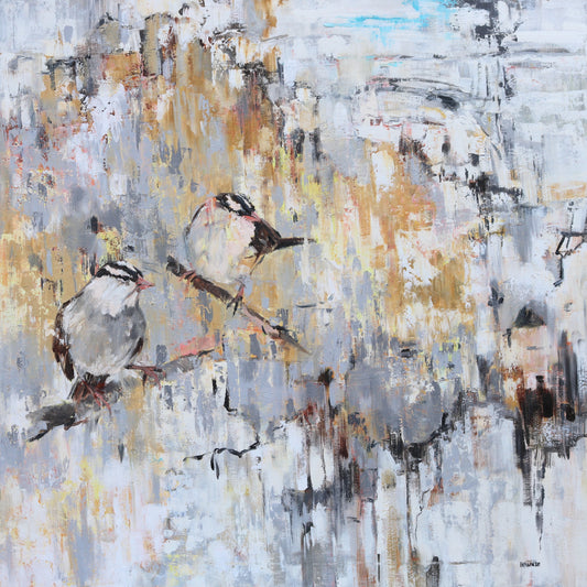 Flight Series no. 20 White Crowned Sparrow