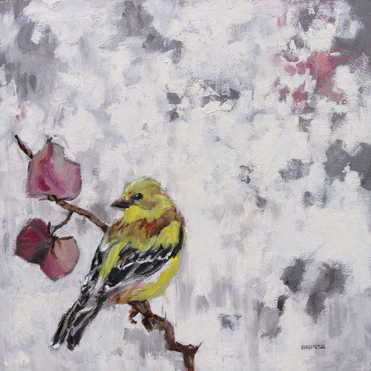Flight Series no. 16 Yellow finch
